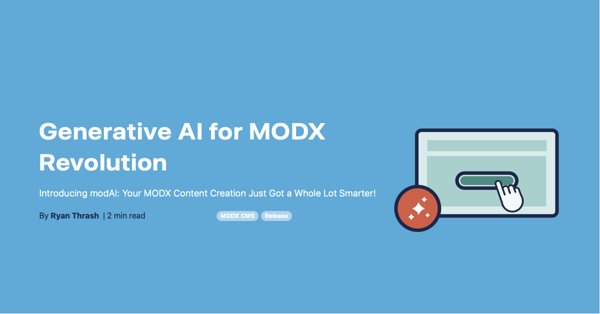 modAI: Revolutionize Content Creation in MODX Revolution 3